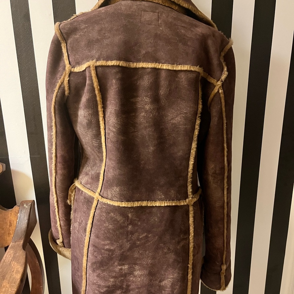 INC International Concepts Brown Teddy Jacket - Picture 5 of 5